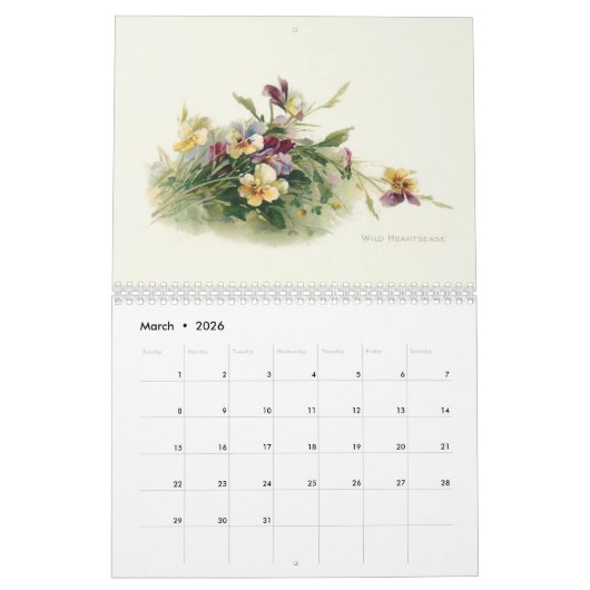 Catherine Klein Floral Art Kalender (Mär 2026)