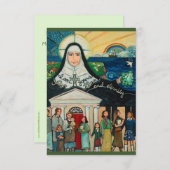 Catherine McAuley Gebetskarte, Schwestern der Gnad (Vorne/Hinten)