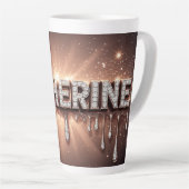 Catherine Name in tropfendem Gold Milchtasse (Rechte Ecke)