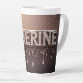 Catherine Name in tropfendem Gold Milchtasse (Rechte Ecke)