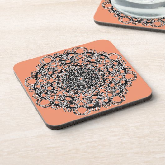 Catherine Octa Glyph Dusk Untersetzer (Linke Seite)