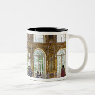 Catherine Palace, Einzelheiten der Großen Halle Zweifarbige Tasse