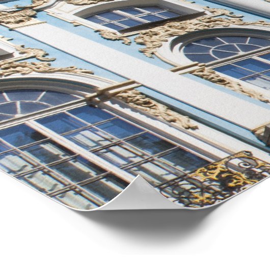 Catherine Palace Kapelle Detail Poster (Ecke)