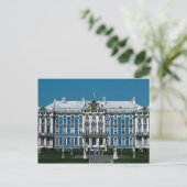 Catherine-Palast in Pushkin, St Petersburg, Rus Postkarte (Stehend Vorderseite)