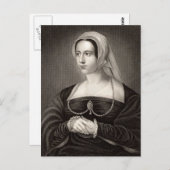 Catherine Parr Portrait Postkarte (Vorne/Hinten)