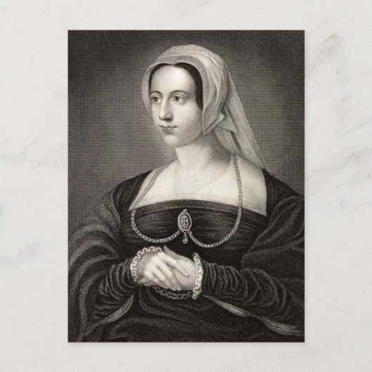 Catherine Parr Portrait Postkarte (Vorderseite)
