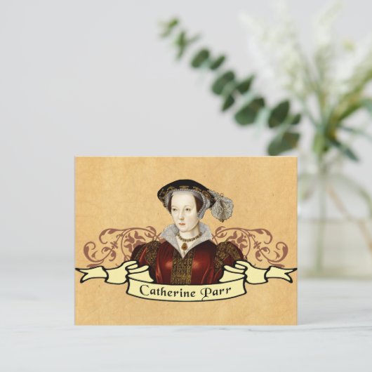 Catherine Parr Postkarte (Stehend Vorderseite)