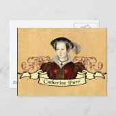 Catherine Parr Postkarte (Vorne/Hinten)