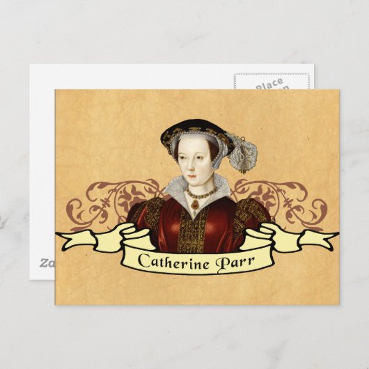 Catherine Parr Postkarte (Vorne/Hinten)