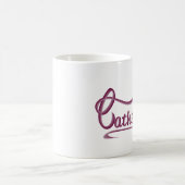 Catherine - personalisierter Name Kaffeetasse (Mittel)
