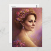 Catherine Princess of Wales Postkarte (Vorne/Hinten)