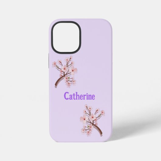 Catherine Sakura Blossom Branch Heart iPhone Hülle (Rückseite)