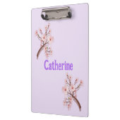 Catherine Sakura Blossom Branch Heart Klemmbrett (Links)