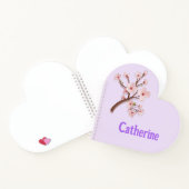 Catherine Sakura Blossom Branch Heart Notizblock (Innenseite)