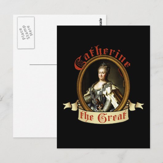Catherine The Great Postkarte (Vorne/Hinten)
