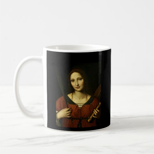 Catherine von Alexandria (Bernardino Luini) Kaffeetasse (Links)