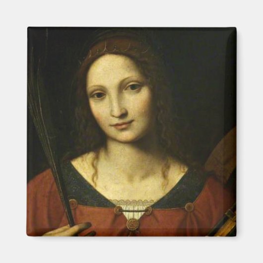 Catherine von Alexandria (Bernardino Luini) Magnet (Vorne)