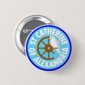 Catherine von Alexandria Button (Vorne & Hinten)