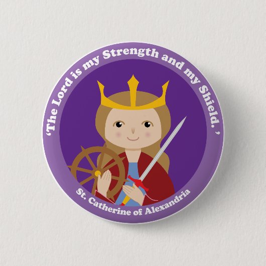 Catherine von Alexandria Button (Vorderseite)