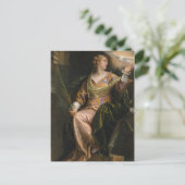 Catherine von Alexandria im Gefängnis Postkarte (Stehend Vorderseite)