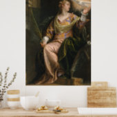 Catherine von Alexandria im Gefängnis - Veronese Poster (Kitchen)