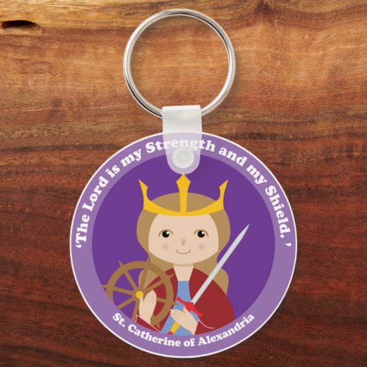 Catherine von Alexandria Schlüsselanhänger (Vorderseite)