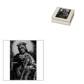 Catherine von Alexandria von Lucas van Leyden Gummistempel (Stempel)