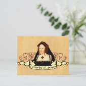 Catherine von Aragon Classic Postkarte (Stehend Vorderseite)