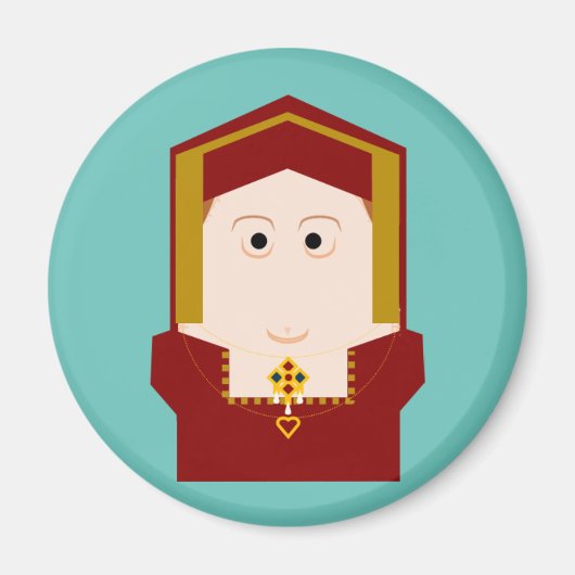 Catherine von Aragon Kühlschrankmagnet (Vorne)