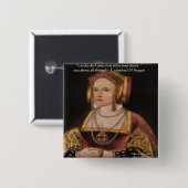 Catherine von Aragon Liebe Kostenvoranschlag Gesch Button (Vorne & Hinten)