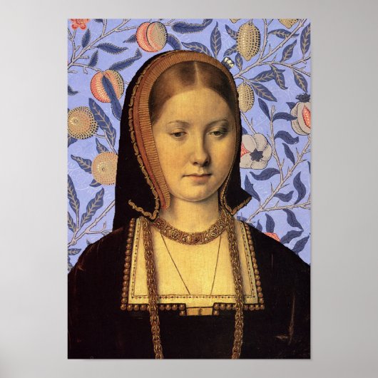 Catherine von Aragon Queen of England Portrait Poster (Vorne)