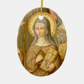 Catherine von Bologna (SAU 027) Keramikornament (Vorne)