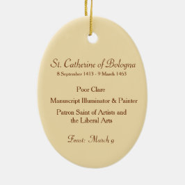 Catherine von Bologna (SAU 027) Keramikornament