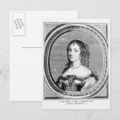 Catherine von Braganza Postkarte (Vorne/Hinten)