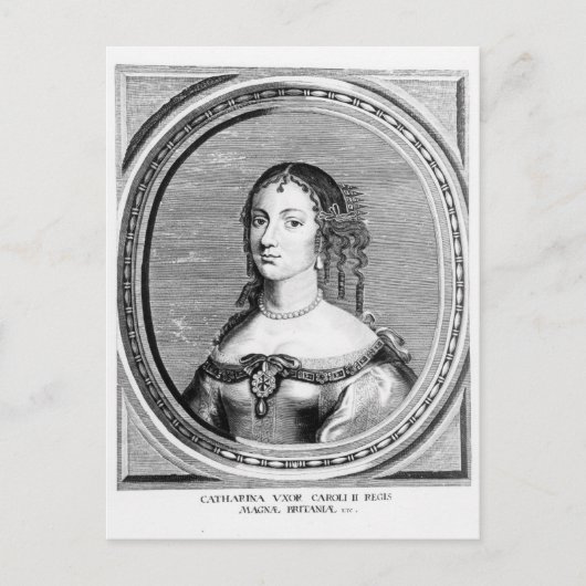 Catherine von Braganza Postkarte (Vorderseite)