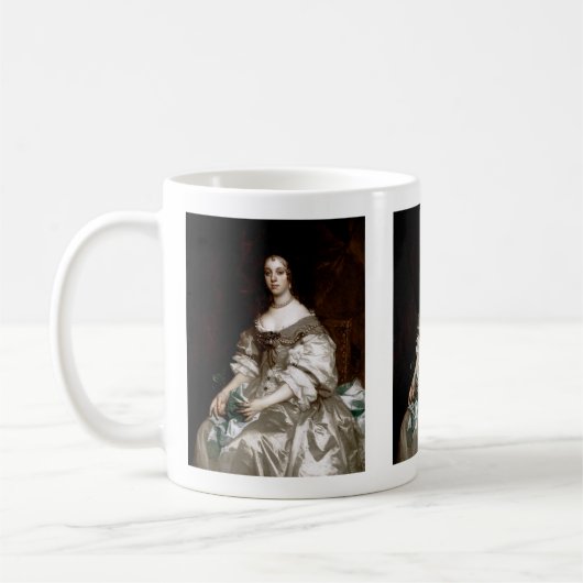 Catherine von Braganza von Sir Peter Lely Coffee T Kaffeetasse (Links)
