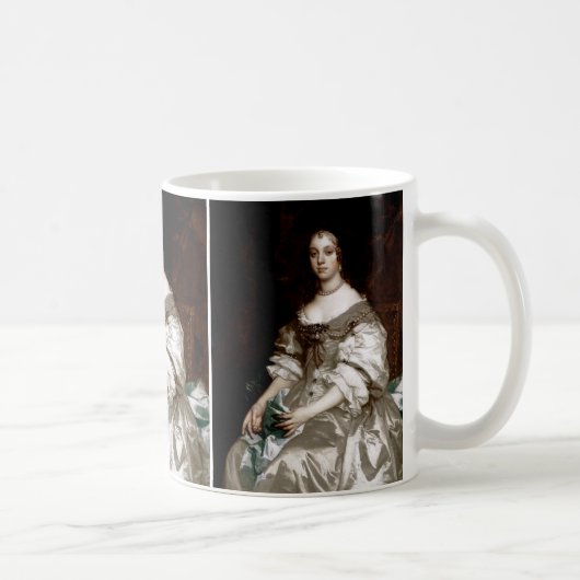 Catherine von Braganza von Sir Peter Lely Kaffeetasse (Rechts)