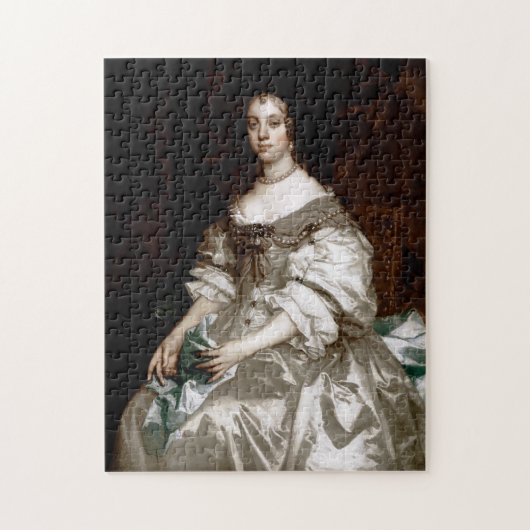 Catherine von Braganza von Sir Peter Lely Puzzle (Vertikal)
