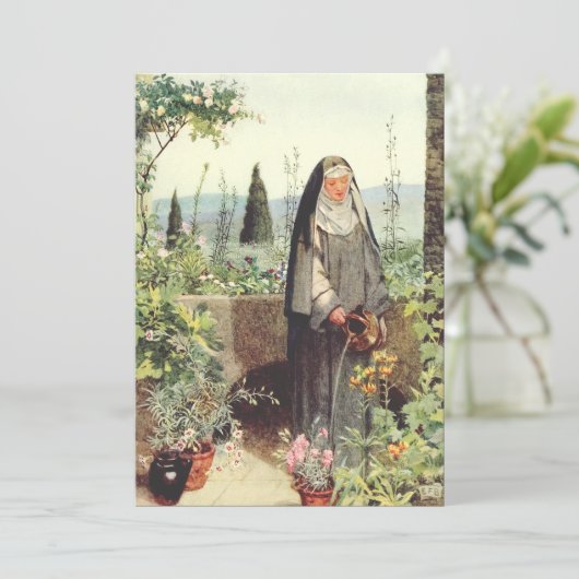 Catherine von Siena Dankeskarte (Stehend Vorderseite)