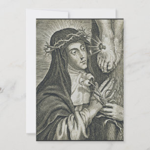 Catherine von Siena Dankeskarte