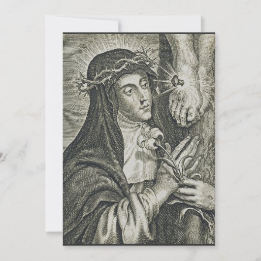 Catherine von Siena Einladung (Vorderseite)