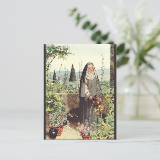 Catherine von Siena Feiertagspostkarte (Stehend Vorderseite)