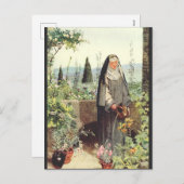 Catherine von Siena Feiertagspostkarte (Vorne/Hinten)