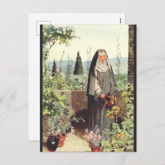 Catherine von Siena Feiertagspostkarte (Vorne/Hinten)