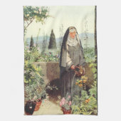 Catherine von Siena Geschirrtuch (Vertikal)