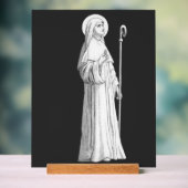 Catherine von Siena Jungfrau Acrylschild (Neutral)