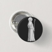 Catherine von Siena Jungfrau Button (Vorne & Hinten)