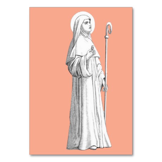 Catherine von Siena Jungfrau Tischnummer (Vorderseite)