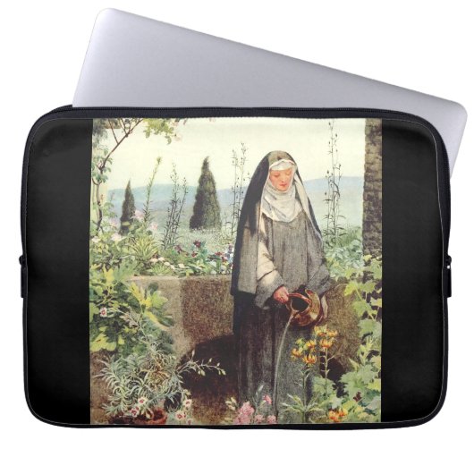 Catherine von Siena Laptopschutzhülle (Vorderseite)