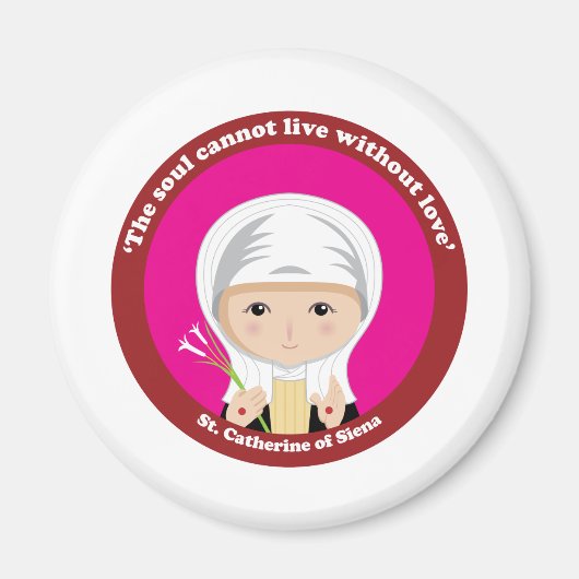 Catherine von Siena Magnet (Vorne)